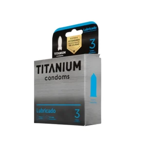 Condones Titanium Lubricado x 3