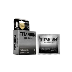 Condones Titanium Retardante x 3